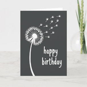 Carte d'anniversaire Vœux en vol
