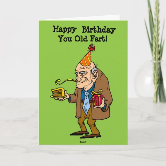 Carte D Anniversaire Vous Vieux Pet Humour Zazzle Be