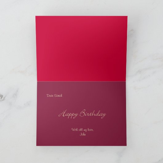 Carte d'anniversaire vraiment rapide (Intérieur)