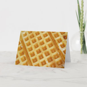 Carte d'anniversaire "Waffle"