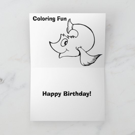 Carte d'anniversaire Walrus (Intérieur)