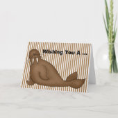 Carte d'anniversaire Walrus (Devant)