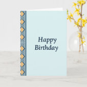 Carte d'anniversaire Warm Diamond (Fleur jaune)