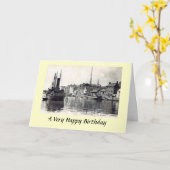 Carte d'anniversaire - Weymouth, Dorset (Fleur jaune)