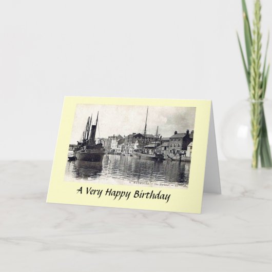 Carte d'anniversaire - Weymouth, Dorset (Devant)