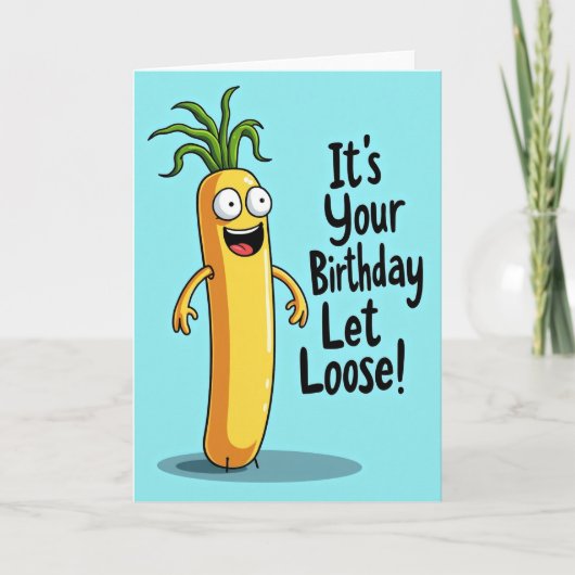 Carte d'anniversaire Whimsical Root Art (Devant)