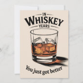 Carte d'anniversaire Whiskey pour lui Papa  (Devant)
