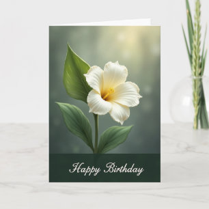 Carte d'anniversaire White Blossom