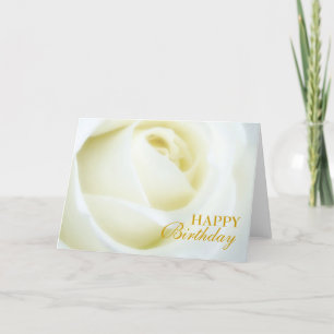 Carte d'anniversaire White Rose