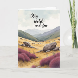 Carte d'anniversaire Wild Plains