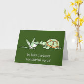 Carte d'anniversaire Wild Things (Fleur jaune)