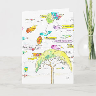 Carte d'anniversaire "Wing"