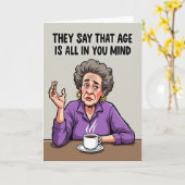 Carte d'anniversaire Wry Wisdom (Fleur jaune)