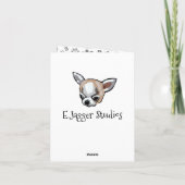 Carte d'anniversaire Yappy Chihuahua (Dos)