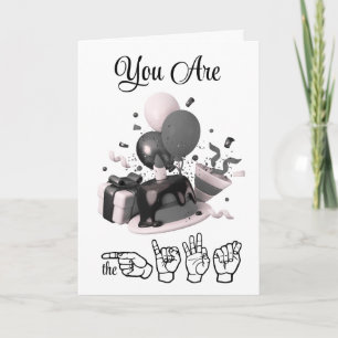 Carte d'anniversaire You Are the Gift