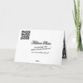 carte d'anniversaire zebra imprimer - personnalise (Dos)