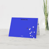 Carte d'anniversaire Zeta Phi Beta (Dos)