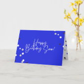 Carte d'anniversaire Zeta Phi Beta (Fleur jaune)