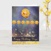 Carte d'anniversaire Zodiac pour une Vierge (Fleur jaune)