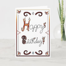 Carte d'anniversaire Zodiaque Bélier