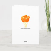 Carte d'anniversaire Zombie (Dos)