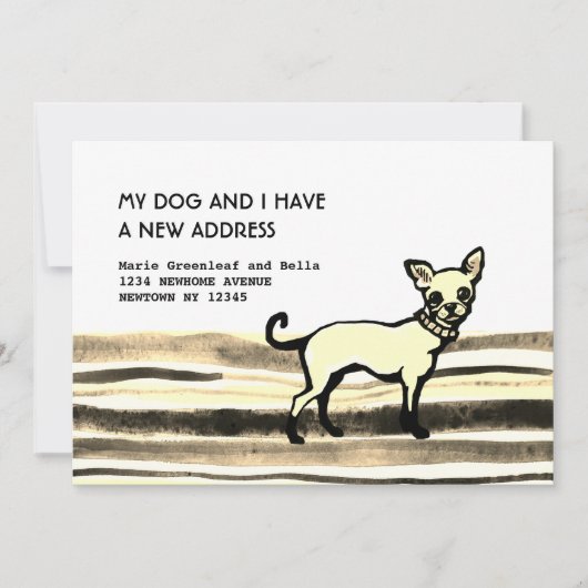 Carte d'annonce à plat (Devant)