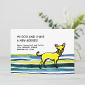 Carte d'annonce à plat (Debout devant)