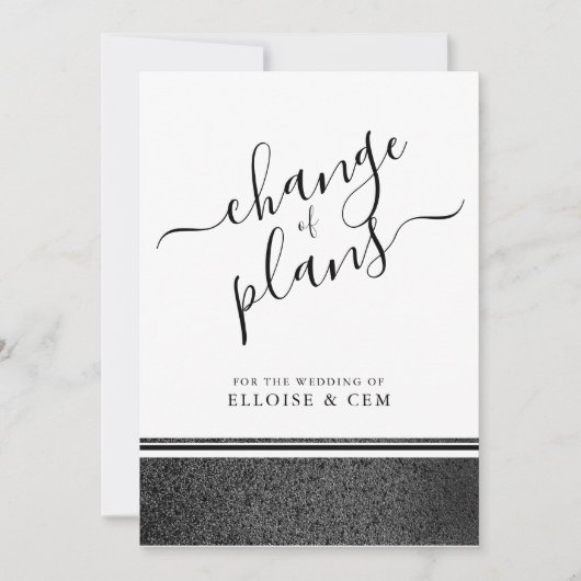 Carte d'annonce de changement de plans de calligra (Devant)
