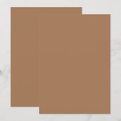 Carte d'annonce de couleur unie plate (Devant / Derrière)