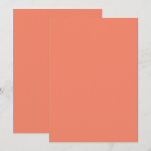 Carte d'annonce de couleur unie plate (Devant / Derrière)