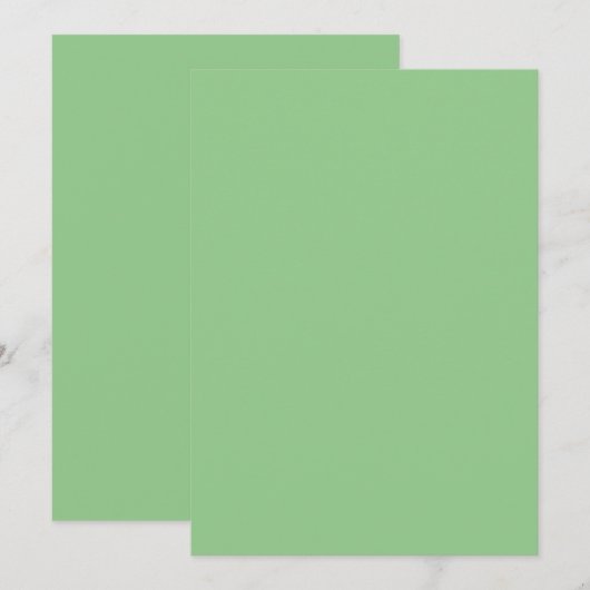 Carte d'annonce de couleur unie plate (Devant / Derrière)