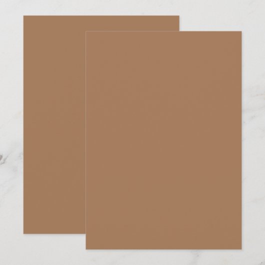 Carte d'annonce de couleur unie plate (Devant / Derrière)