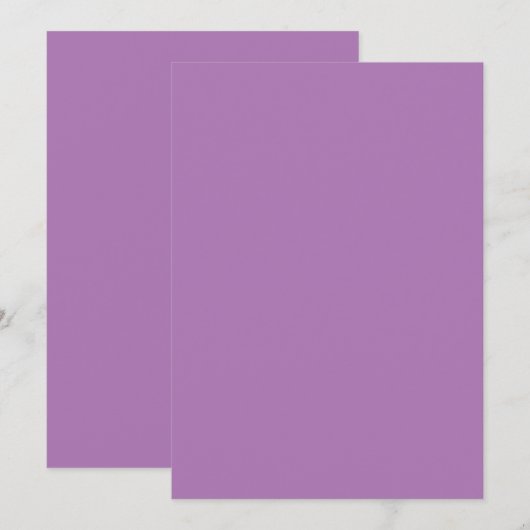 Carte d'annonce de couleur unie plate (Devant / Derrière)