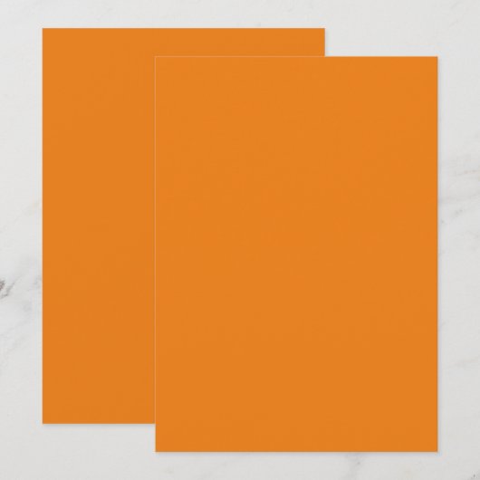 Carte d'annonce de couleur unie plate (Devant / Derrière)