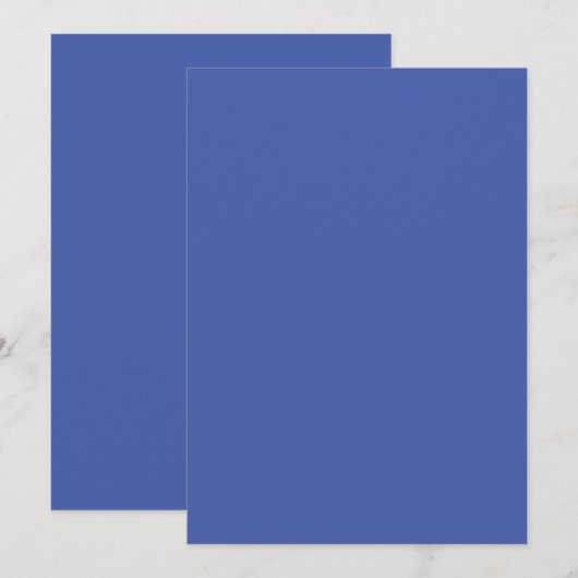 Carte d'annonce de couleur unie plate (Devant / Derrière)