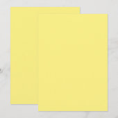 Carte d'annonce de couleur unie plate (Devant / Derrière)