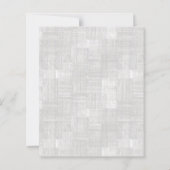 Carte d'annonce de déménagement floral 'Budget, no (Dos)