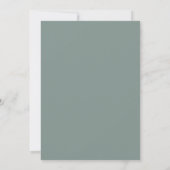 Carte d'annonce de diplôme Eucalyptus Gold (Dos)