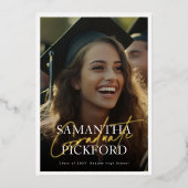 Carte d'annonce de fête de fin d'études 2026 avec (Recto)