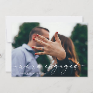 Carte d'annonce de fiançailles 'Nous sommes fiancé