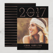 Carte d'annonce de fin d'études EDITABLE COULEUR (Devant / Derrière)