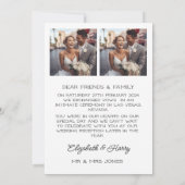 Carte d'annonce de fuite (Dos)