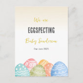 Carte d'annonce de grossesse, Eggspecting  (Devant)