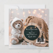 Carte d'annonce de grossesse neutre modifiable (Devant)