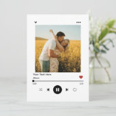 Carte d'annonce de grossesse photo d'album de chan (Debout devant)