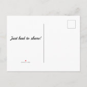 Carte d'annonce de grossesse pittoresque (Dos)