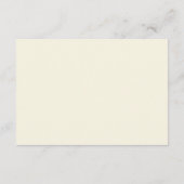 Carte d'annonce de la clôture pour bébé Canard à c (Dos)