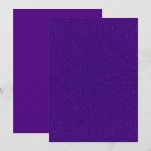 Carte d'annonce de l'appartement de bruit violet – (Devant / Derrière)