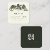 Carte d'annonce de mariage Elegant Country Ranch (Devant / Derrière)