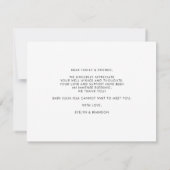 Carte d'annonce de naissance avec photo de bienven (Dos)